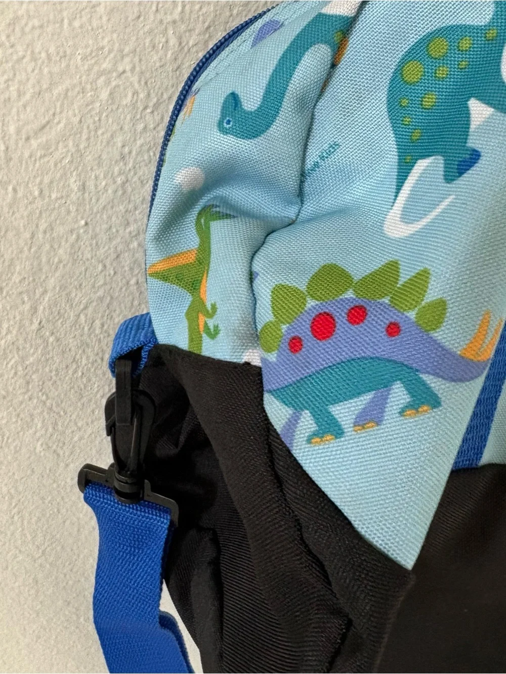 Wildkin Kids Overnighter Duffel Bag Blue Dinosaur Land